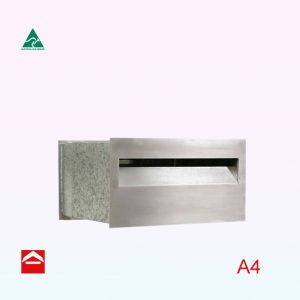 This is complete unit of 316 Marine grade stainless steel front and rear plate with a galvanized telescopic sleeve suitable for brick work.