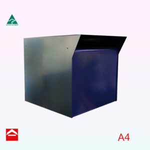 Front view of Brett Rear open small parcel box 350w x 350h x 395d