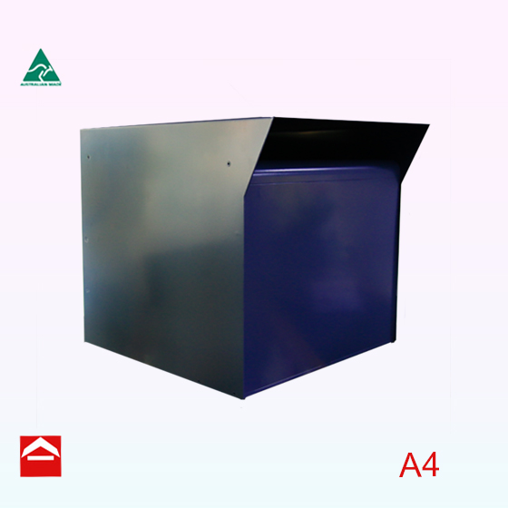 Front view of Brett Rear open small parcel box 350w x 350h x 395d