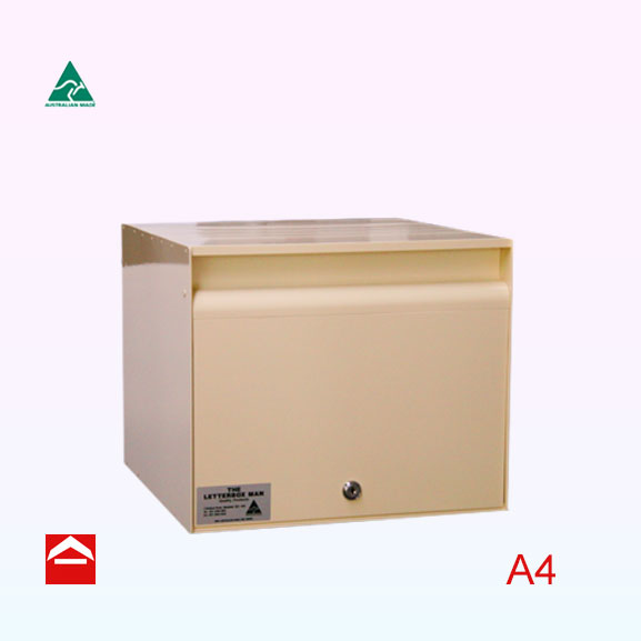 Rear view of the Brett small parcel box