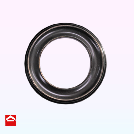 Newspaper ring 165mm diameter with opening 101mm in Antique Brass finish