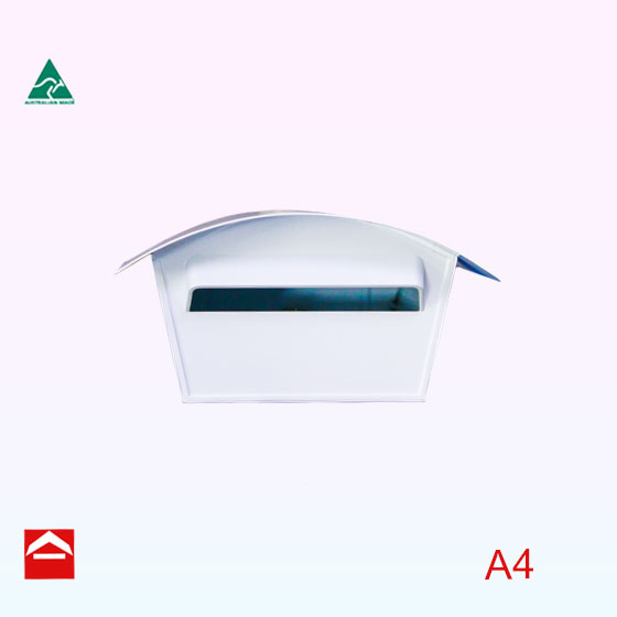 A4 letterbox with curved roof