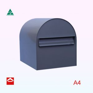 Half barrel Japan Treasure rear opening letterbox 275w x 350d x 305h