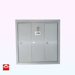 This image is showing the front view of the USA Mailbox vertical.