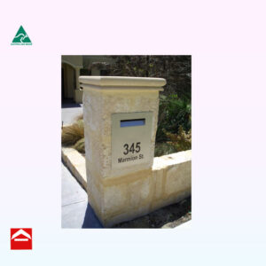 Image of stainless steel front mail plate with laser cutting